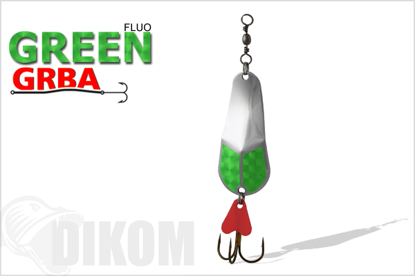 Dikom Grba Silver 50mm 11gr Fluo Green