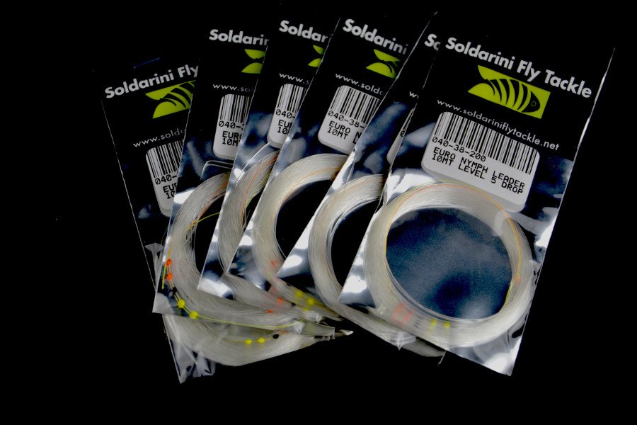Soldarini Fly Tackle EURO NYMPH LEADER 10m LEVEL 5 DROP
